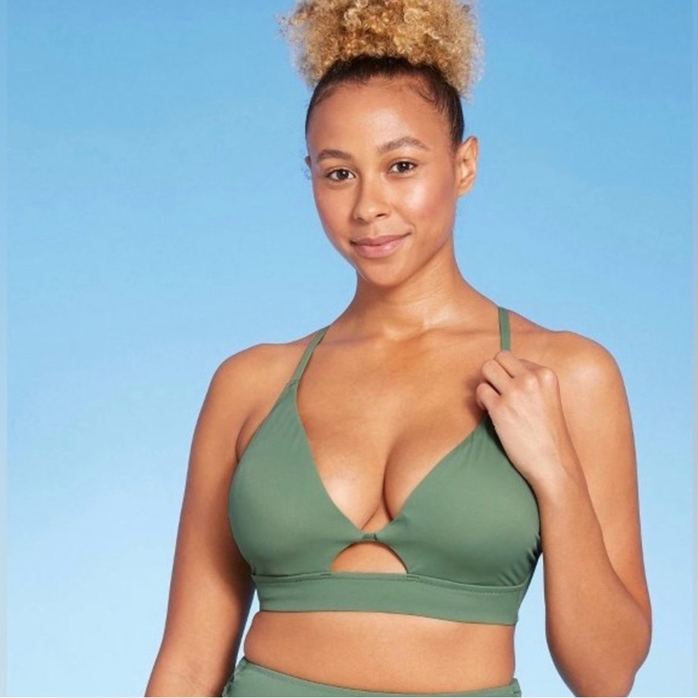 Shade & Shore Longline Cut-Out Bikini Top